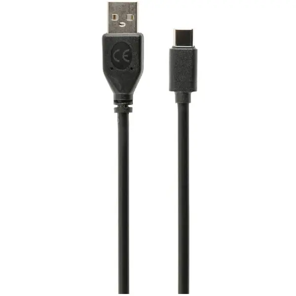 GEMBIRD Cablu alimentare si date Gembird, USB 2.0 (T) la USB 2.0 Type-C (T), 1m, Negru, CCP-USB2-AMCM-1M