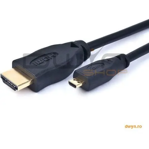 GEMBIRD CABLU DATE HDMI v.1.3 A-D (micro) T/T, black, conectori auriti, 3 m, 'CC-HDMID-10'