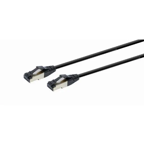 GEMBIRD Cablu de corectie, Gembird, S/FTP, CAT8, 0.5 m, Negru