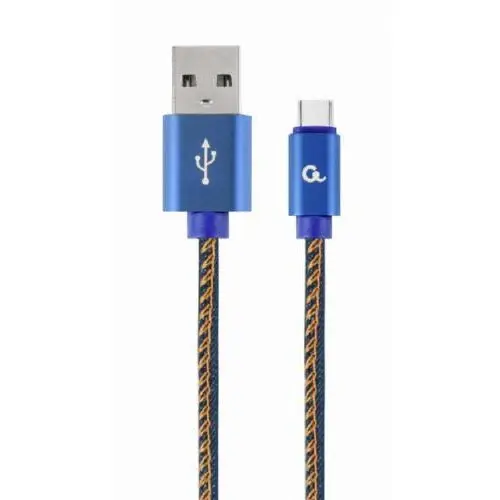 GEMBIRD Cablu de date Gembird CC-USB2J-AMCM-1M-BL, USB 2.0 - USB-C, 1m, Albastru