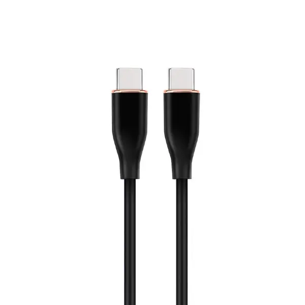 GEMBIRD Cablu de date Gembird CC-USB2S-CMCM-1.5M-BK, USB-C male - USB-C male, 1.5m, Black