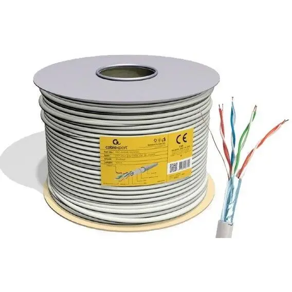 GEMBIRD Cablu FTP GEMBIRD, cat 5E, cupru, rola 100m, FPC-5004E-SO/100C