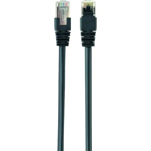 GEMBIRD Cablu FTP GEMBIRD Cat6, cupru-aluminiu, 0.5 m, negru, AWG26, ecranat PP6-0.5M/BK