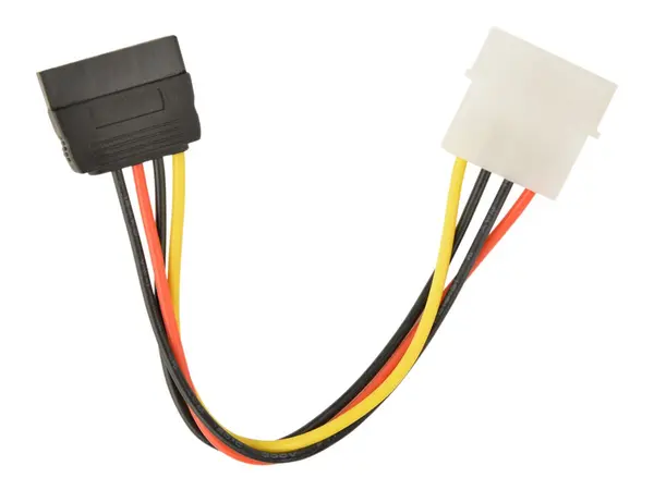Gembird CC SATA PS - Cablu alimentare SATA la Molex 15 cm, Male Male