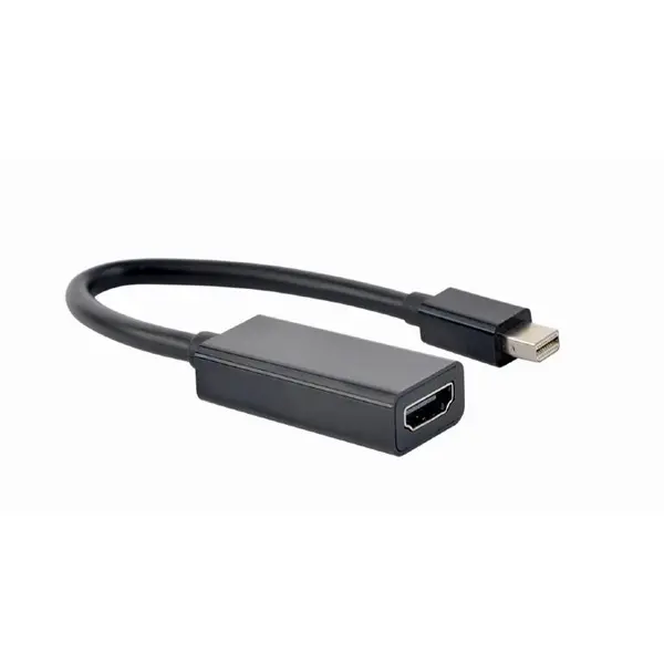 GEMBIRD Ddaptor video Gembird, Mini-DisplayPort (T) la HDMI (M), rezolutie maxima 4K la 30Hz, Negru, A-mDPM-HDMIF4K-01
