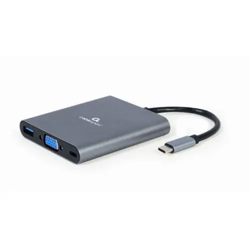GEMBIRD Docking Station Gembird A-CM-COMBO6-01, Gri