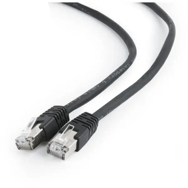 GEMBIRD GEMBIRD PP6-1M/BK Gembird patchcord RJ45, cat. 6, FTP, 1m, black