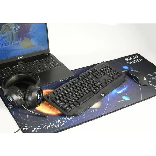 GEMBIRD Mousepad Gembird MP-SOLARSYSTEM-XL-01, Negru, 350x900x3mm