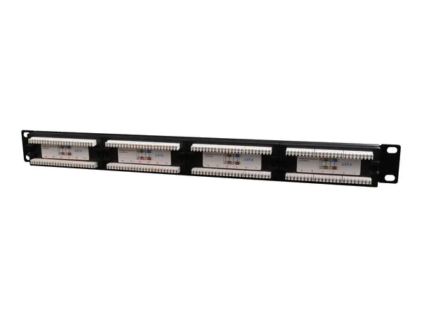 Gembird NPP C624CM 001 - Patch Panel 24 Porturi Cat.6, 1U, 19 , cu Management Cabluri