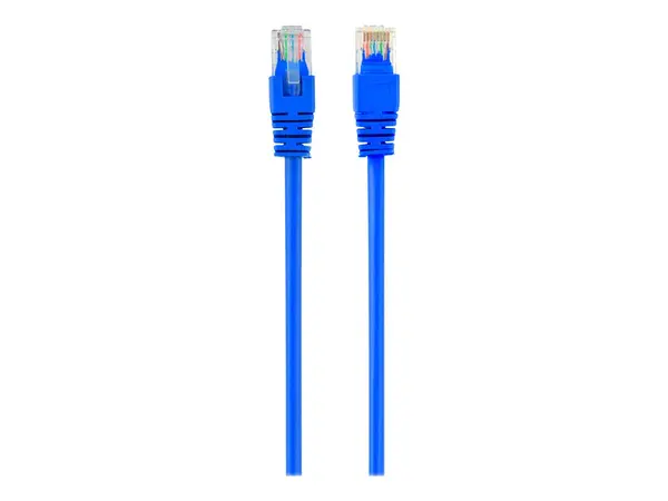 Gembird PP12 1M B - Patchcord RJ45 Cat.5e UTP 1m Albastru, AWG26, Molded