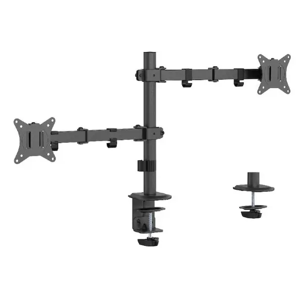 GEMBIRD Suport monitor dublu, GEMBIRD, 17''-32'', Negru
