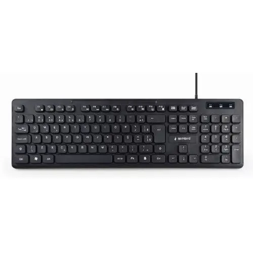 GEMBIRD Tastatura Gembird KB-MCH-04, cu cablu, negru, US layout