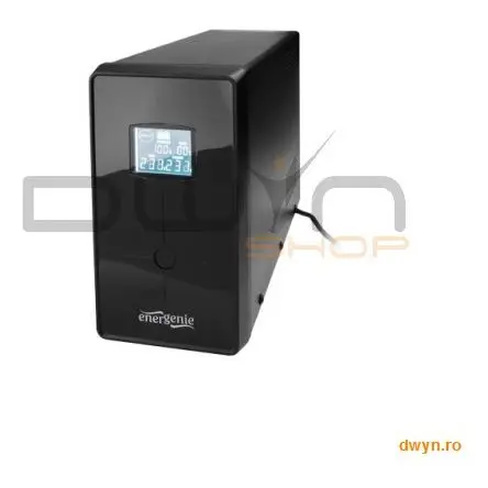 GEMBIRD UPS GEMBIRD 1200VA w. AVR, diplay LCD, interfata USB, black, 'EG-UPS-033'