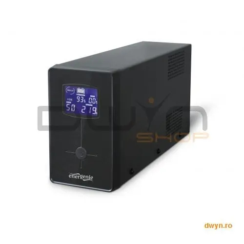 GEMBIRD UPS GEMBIRD 650VA W. AVR, display LCD, black, 'EG-UPS-031'