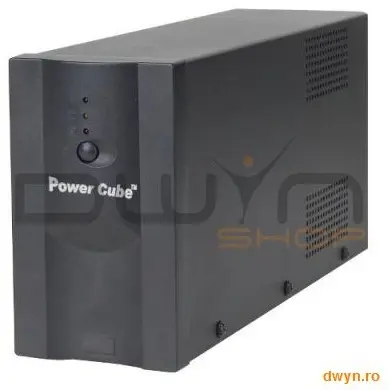 GEMBIRD UPS GEMBIRD 652A - putere 650VA/ 360W, 3 prize 'Out' (1 shuko) + 1 priza 'In', AVR, acumulator 12V/
