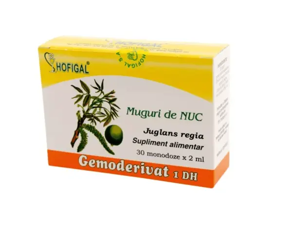 Gemoderivat 1 DH Muguri de nuc 30 monodoze