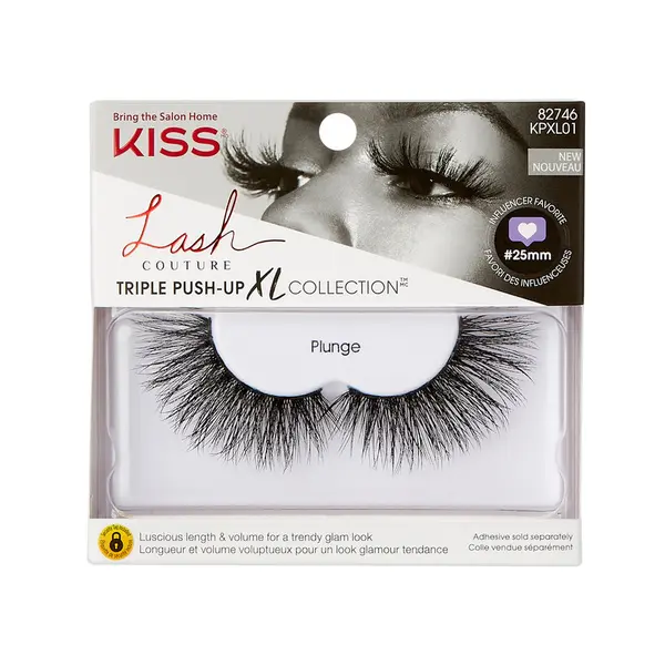 Gene false KissUSA Lash Couture Triple Push Up XL Collection Plun