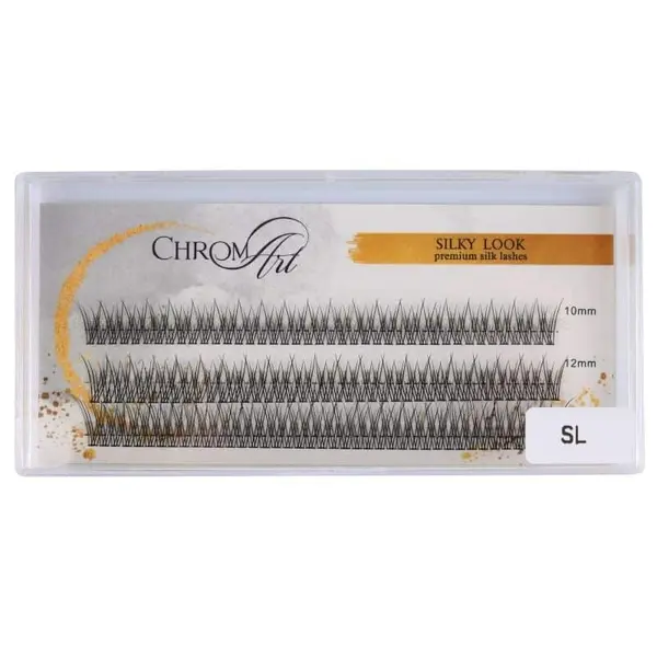 Gene false smocuri ChromArt Premium Silk Lashes - Silky Look Mix