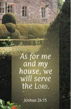 General Worship Bulletin: As for Me (Package of 100): Joshua 24:15 (Kjv) - Broadman Church Supplies Staff