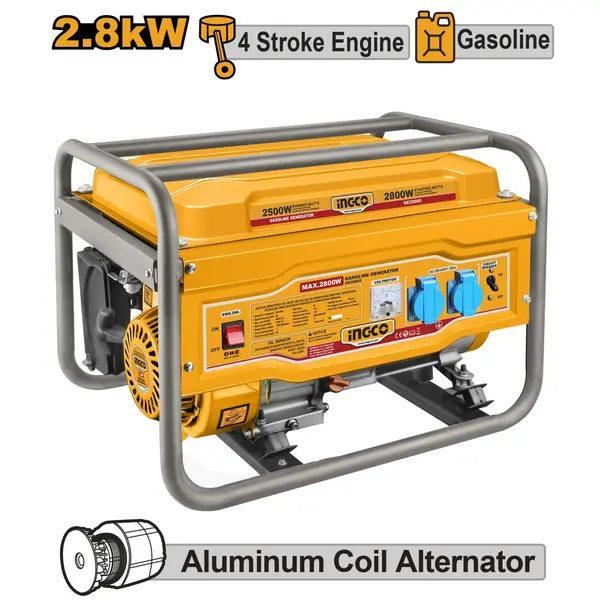 Generator 2.8kW Motor 4 Timpi INGCO GE30005
