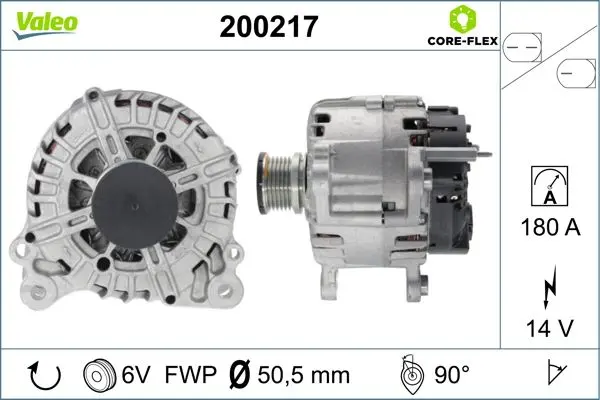 Generator / Alternator VALEO CORE-FLEX 200217