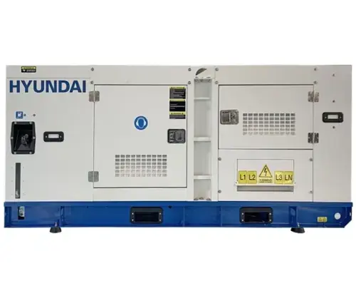 Generator Curent Electric Hyundai DHY70L, 62000 W, Diesel, Pornire Electrica, Trifazat (Alb)