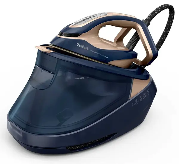 Generator de abur Tefal – Pro Express Vision Max, 3000 W, 800 g/min, Blue Dune