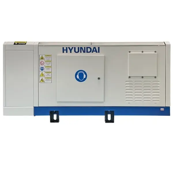 Generator de curent trifazat insonorizat cu motor diesel, 13kW - Hyundai DHY15L