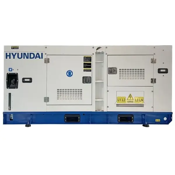 Generator de curent trifazat insonorizat cu motor diesel, 62kW - Hyundai DHY70L