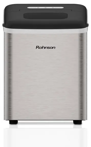 Generator de gheață Rohnson - R-40212, 160W, 1.3 l, inox/negru