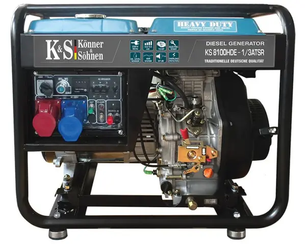 Generator diesel "Könner & Söhnen" KS 8100HDE-1/3 ATSR (EURO V)