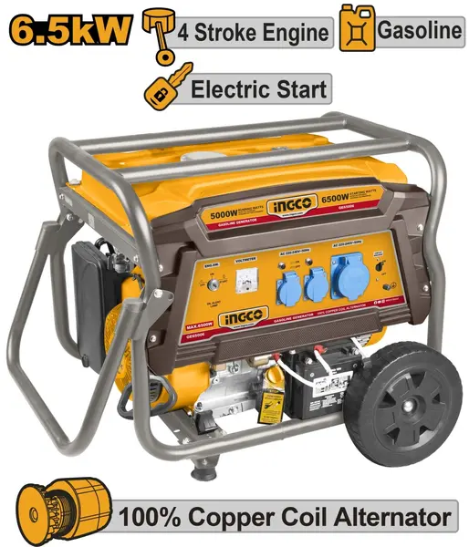 Generator pe Benzina 6.5Kw cu Pornire Automata