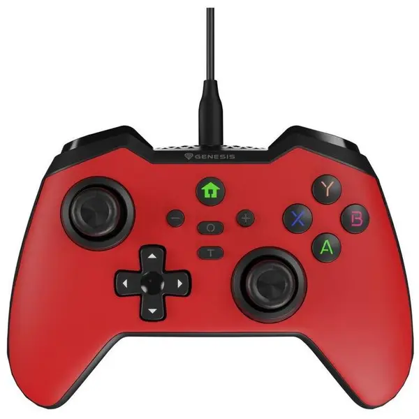 Genesis Gamepad Genesis Mangan 300, USB-C, 19 butoane, Vibratii, PC/Android/Nintendo Switch, Rosu
