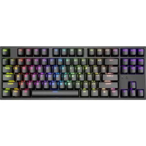 Genesis GENESIS THOR 404 TKL RGB Mechanical Gaming Keyboard, Kailh Box Brown V2 Switch, US Layout, Wired, Black