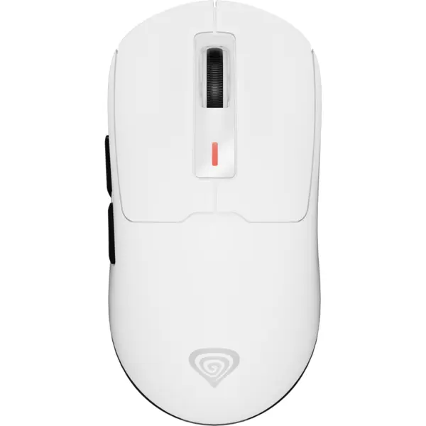 Genesis Mouse Gaming Wireless Genesis Zircon 660, Bluetooth, 12000 DPI, 9 Moduri iluminare, 6 butoane programabile, Alb