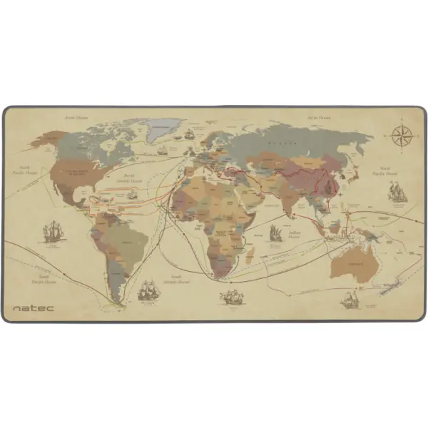 Genesis Mouspead Natec Discoveries Maxi, material cauciuc si textil, dimensiuni 800 x 400 x 3mm, Multicolor
