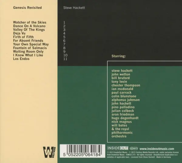 Genesis Revisited | Steve Hackett