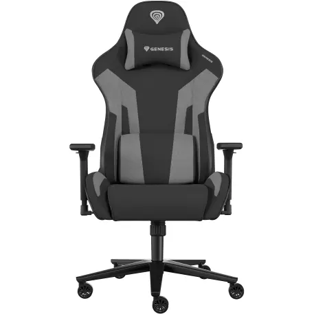 Genesis Scaun gaming Genesis Nitro 720, material Synthetic PU si Textil, reglabil, greutate maxima 150 kg, Negru/Gri