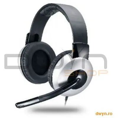 genius Casti Bluetooth cu efect de lumina LED, Gembird, Microfon, Negru (BHP-LED-01)