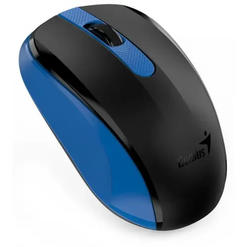 genius MOUSE Genius, NX-8008S, wireless 2.4GHz, pt. PC sau NB, Optic, 1200 dpi, butoane-scroll 3-1, Albastru, 31030028402
