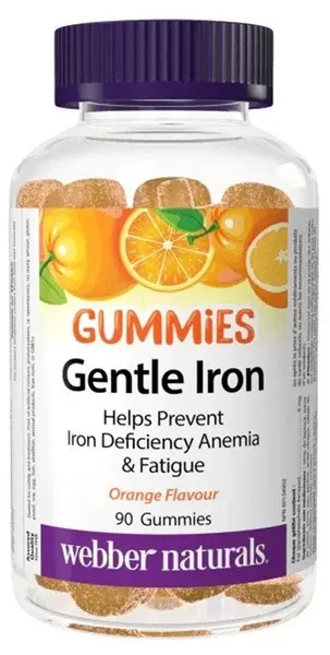 Gentle Iron, 90 comprimate gumate, Webber Naturals