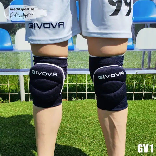 Genunchiere bleumarin seniori GIVOVA - GV1 Senior, Bleumarin