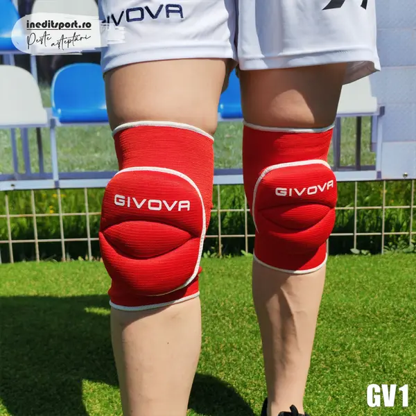 Genunchiere GIVOVA - GV1 Junior, ROȘU