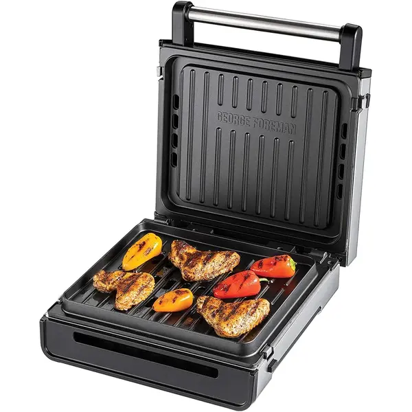 George Foreman Gratar electric George Foreman Smokeless 28000-56, Tehnologie fara fum