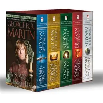 George R. R. Martin's a Game of Thrones 5-Book Boxed Set (Song of Ice and Fire Series): A Game of Thrones, a Clash of Kings, a Storm of Swords, a Feas, Paperback/George R. R. Martin