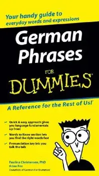 German Phrases For Dummies, Paperback/Anne Fox