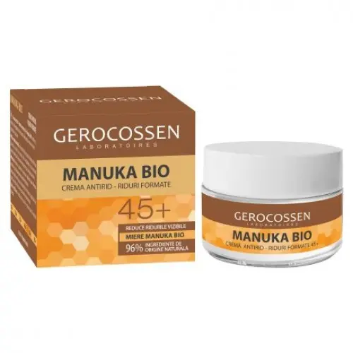 Gerocossen Manuka Bio crema riduri formate 45+, 50ml Zephyr Labs