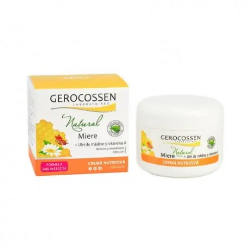 Gerocossen Natural Care crema nutritiva cu miere si ulei de masline, 100ml Zephyr Labs