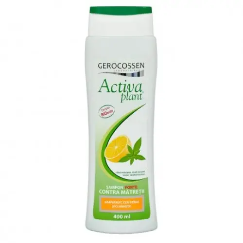Gerocossen sampon forte contra matretii Activa Plant, 400ml Zephyr Labs