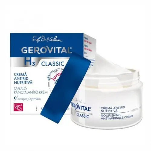 Gerovital H3 Classic crema antirid nutritiva 50ml Zephyr Labs
